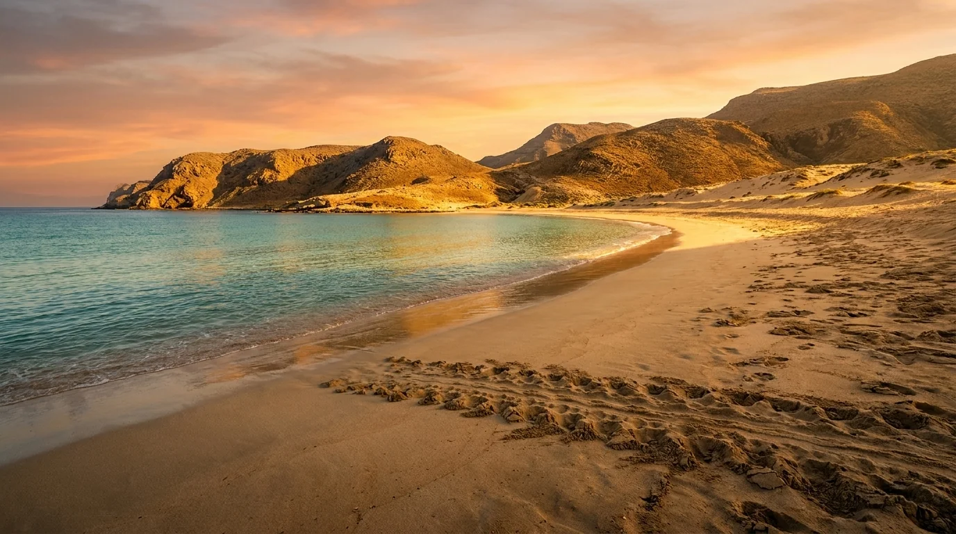 Aomak Beach — panoramic coastline