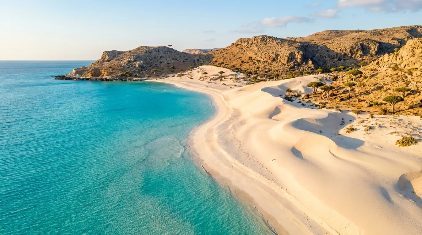 Mouri Beach — wide coastal panorama