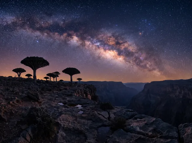 Diksam Plateau, astrophotography on socotra